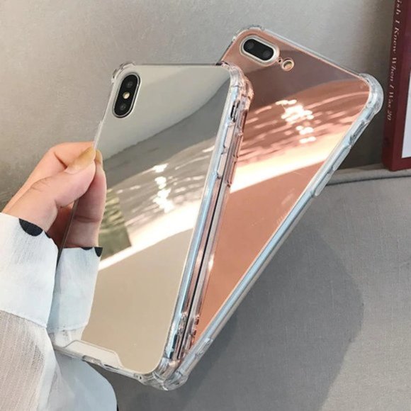 NEW iPhone 12/11/Pro/Max/XR Mirror Anti-Knock case - Picture 5 of 6
